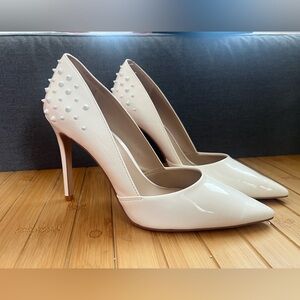 NEW  MIX NO. 6 White Patent Pump Shoes -  9M